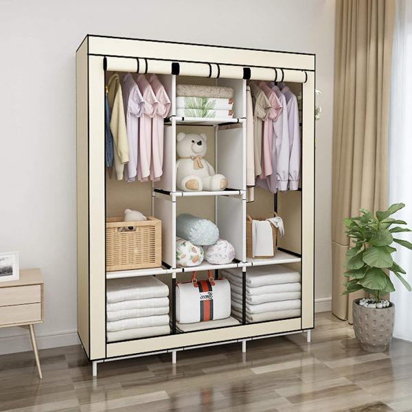 Трикрилен Текстилен Гардероб 170х130х45СМ. - 12