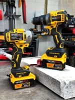 Немски Акумулаторни Безчеткови Импакт и Винтоверт 36V 8AH в куфар WerkBull - 2