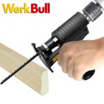 Немски Универсален адаптер - прободен трион WerkBull за винтоверт и бормашина към зеге - 4