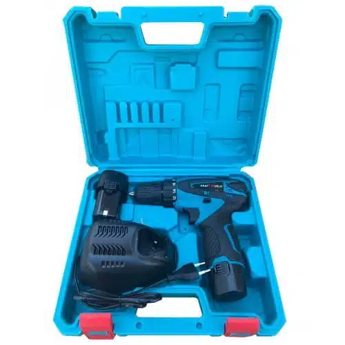 torba0123-3 Немски Ъглошлайф 1200W + Акумулаторен винтоверт Kraftworld 12V 2бр батерии, регулация на оборотите - 3