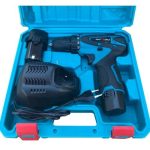 Немски Ъглошлайф 1200W + Акумулаторен винтоверт Kraftworld 12V 2бр батерии, регулация на оборотите - 4