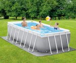 Сглобяем басейн INTEX Prism Frame Rectangular с филтърна помпа, 400 х 200 х 122 см. - 1