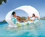 Надуваем дюшек INTEX Tropical Lounge, 244 x 155 x 165 см - 12