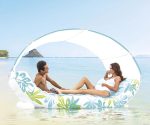 Надуваем дюшек INTEX Tropical Lounge, 244 x 155 x 165 см