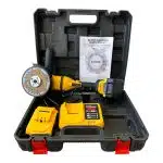 Немски Акумулаторен Безчетков Ъглошлайф WerkBull 36V 2 Батерии 8.0Аh и Куфар - 1