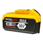 Немски Акумулаторен Безчетков Ъглошлайф WerkBull 36V 2 Батерии 8.0Аh и Куфар - 3