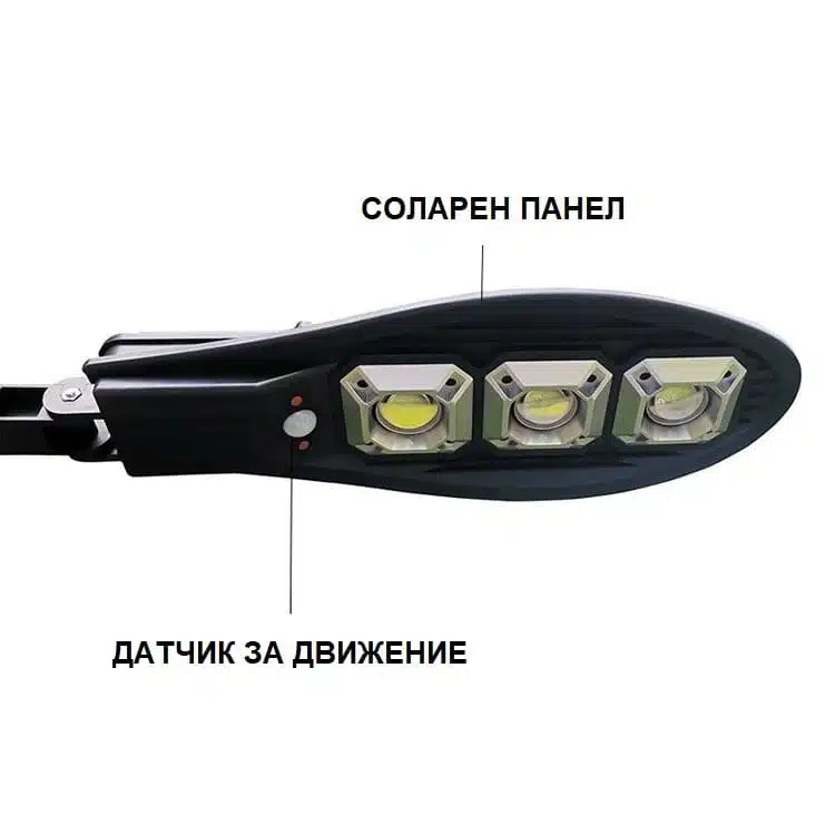 3 Броя Соларна Водоустойчива Лампа 600W със сензор за движение - 5