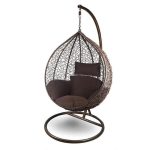 Висящ Ратанов стол - Градинска Водоустойчива Люлка Comfort до 200кг - 6