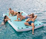 Надуваем остров-легло с дръжки INTEX, 305 x 183 x 18 см - 1
