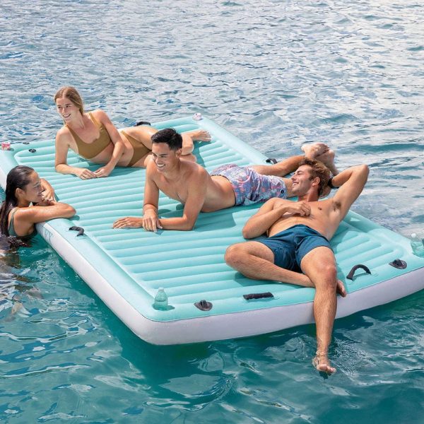 Надуваем остров-легло с дръжки INTEX, 305 x 183 x 18 см - 1