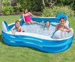 Семеен надуваем басейн със седалки INTEX Family Lounge
