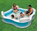 Семеен надуваем басейн със седалки INTEX Family Lounge