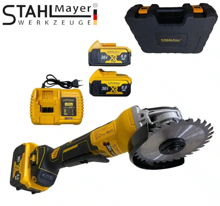 Акумулаторен Ъглошлайф 36V 8,0AH 125mm - 12