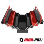 Куфар за инструменти, метален, с 4 нива, тип акордеон, MAR-POL - 1