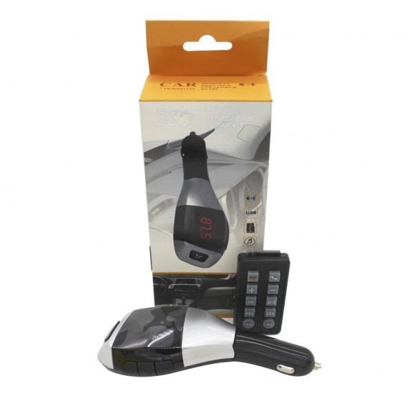 ТРАНСМИТЕР BLUETOOTH FM WIRELESS CAR KIT X7 - 5