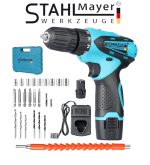 Акумулаторен Двускоростен Винтоверт STAHL MAYER 24V + Накрайници - 1