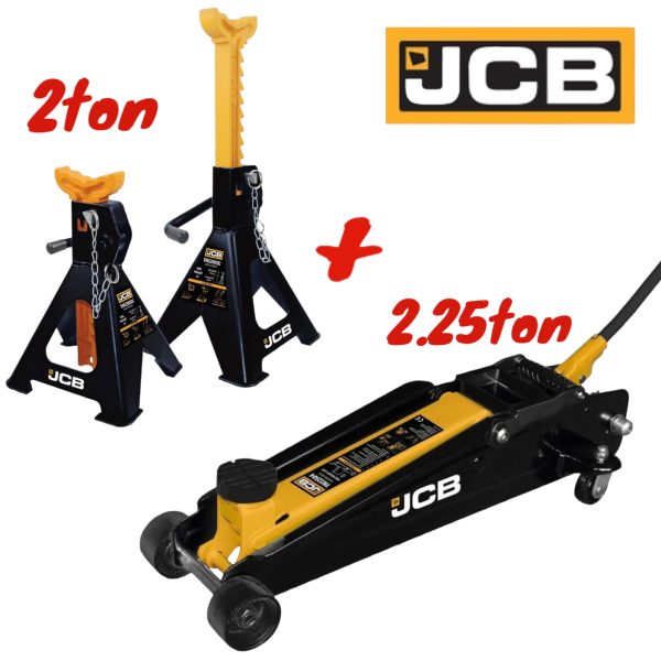 ПРОМО Крик 2.25 тона и Стойки за Кола 2 тона JCB Крокодил 150-530мм Стойка 282-430 мм - 1