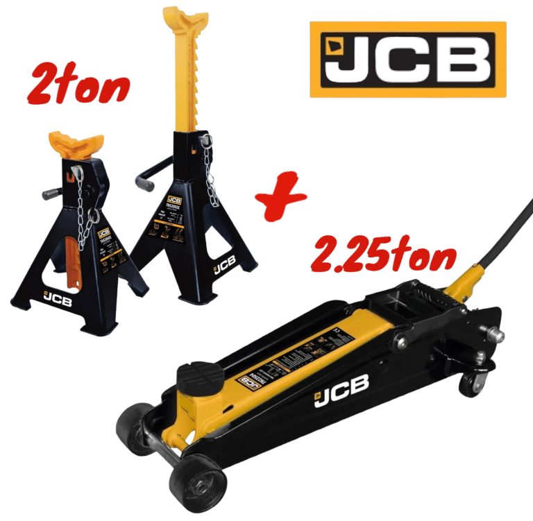 ПРОМО Крик 2.25 тона и Стойки за Кола 2 тона JCB Крокодил 150-530мм Стойка 282-430 мм - 1