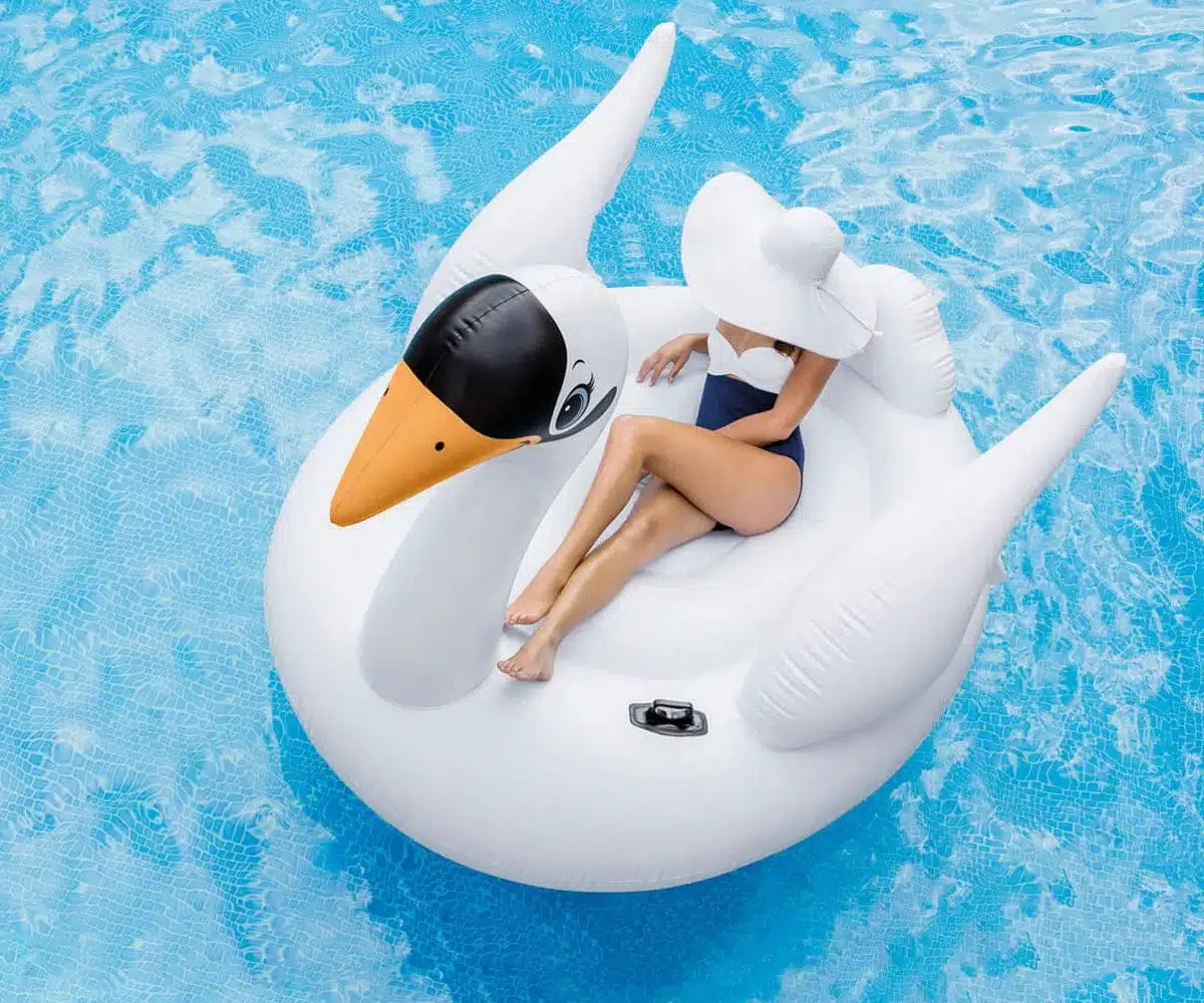 torba0386-1 Надуваем остров Лебед INTEX Mega Flamingo - 1