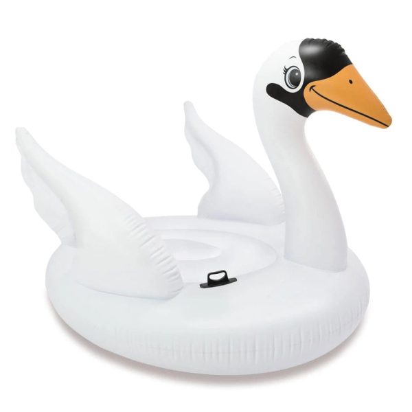 Надуваем остров Лебед INTEX Mega Flamingo - 12