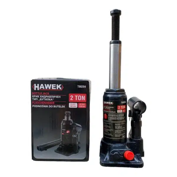 Хидравличен крик HAWEK T90204, тип бутилка, 2 т - 1