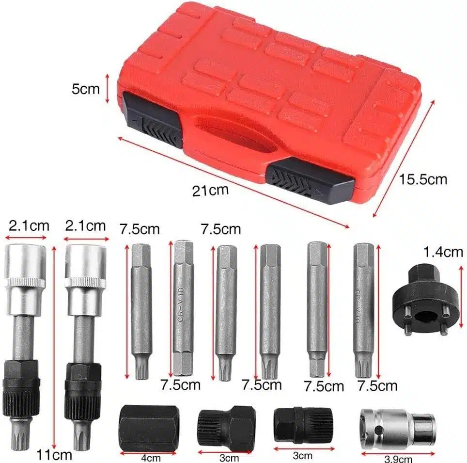 torba0411-2 Комплект за демонтаж на шайби на алтернатори – монтаж на ремъчни шайби - 5