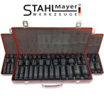 Немски Ударни Вложки 1/2" Stahlmayer 35 Части - стандартни + дълбоки вложки - 1