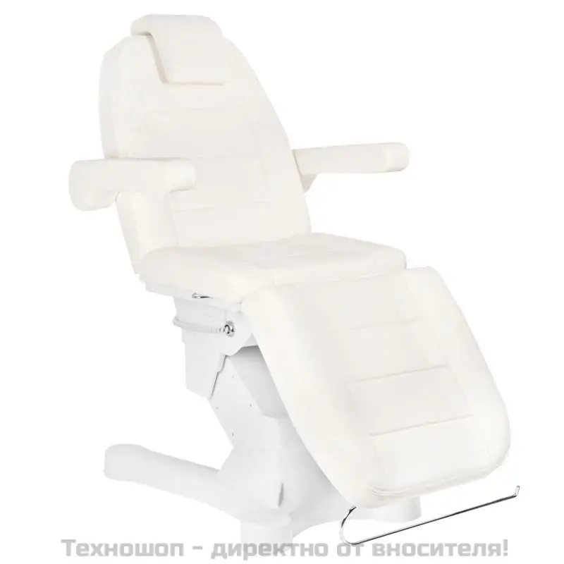 Електрически козметичен стол с 4 мотора - бял A-207 - product 1417756