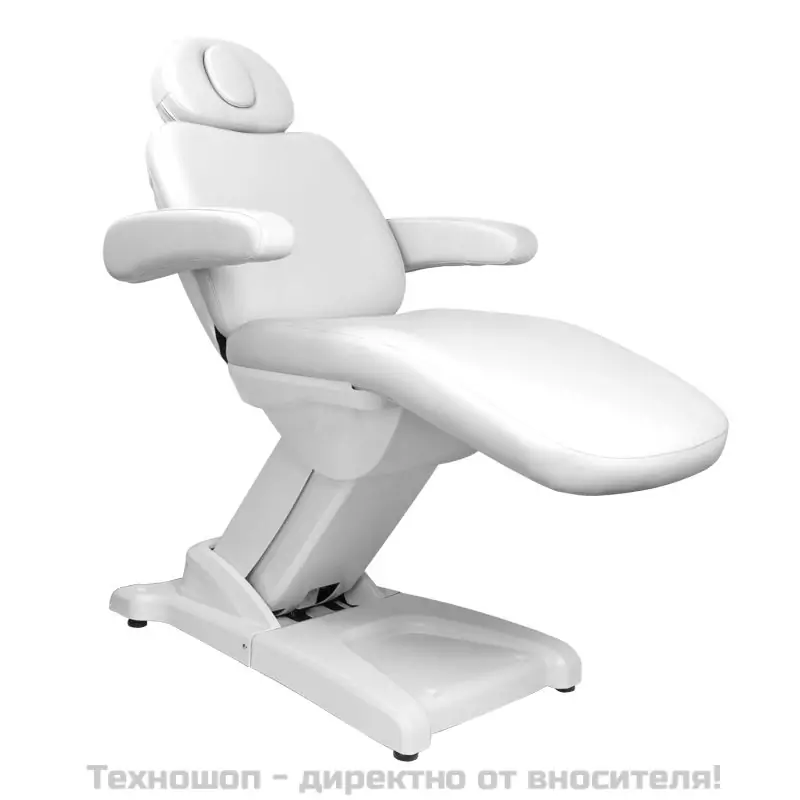 Електрически козметичен стол с 3 мотора - бял Azzurro 875B - product 1418334