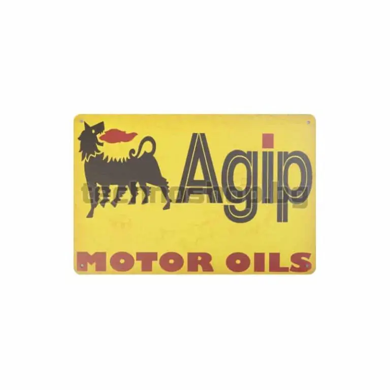 Декоративна дъска Agip Motor Oils - C001