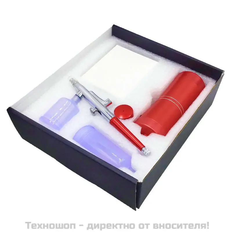 Мини кислороден спрей за кислородна мезотерапия Airbrush Red