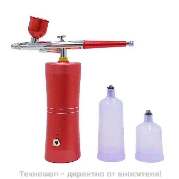 Мини кислороден спрей за кислородна мезотерапия Airbrush Red