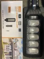 Соларна LED лампа с датчик за движение 300W