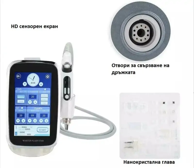 Пистолет за мезотерапия на кожата с Радиочестота и EMS - product 4902294