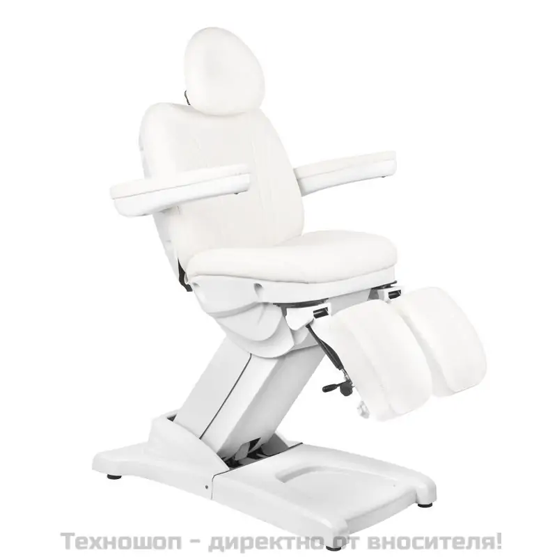 Електрически козметичен стол с 3 мотора - бял Azzurro 872S Pro - product 707695