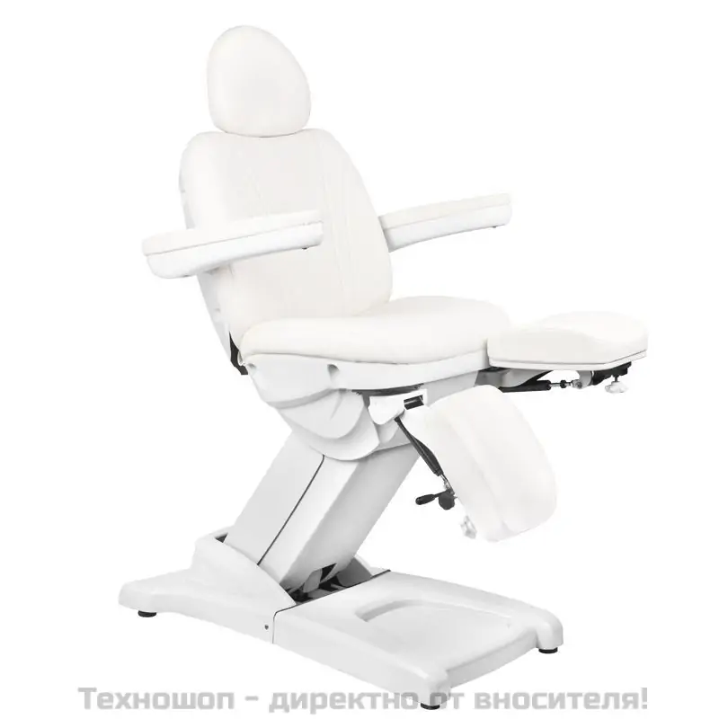 Електрически козметичен стол с 3 мотора - бял Azzurro 872S Pro - product 707696